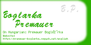 boglarka premauer business card